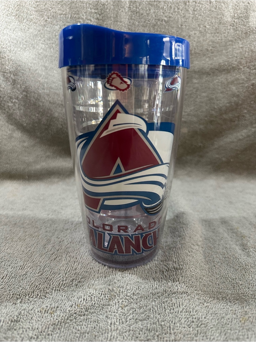 Colorado Avalanche Travel Tumbler - Blue & Burgundy